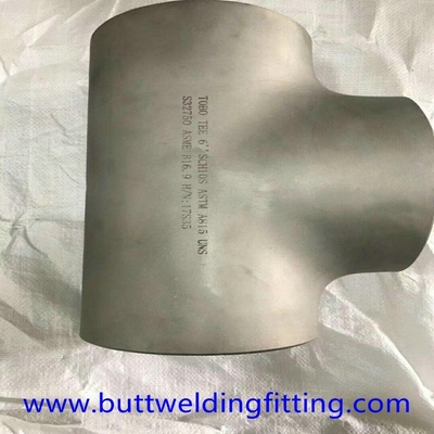 ASME B16.9 A403 WP316L Butt Welding 6" Sch10s Stainless Steel Tee Pipe Fitting