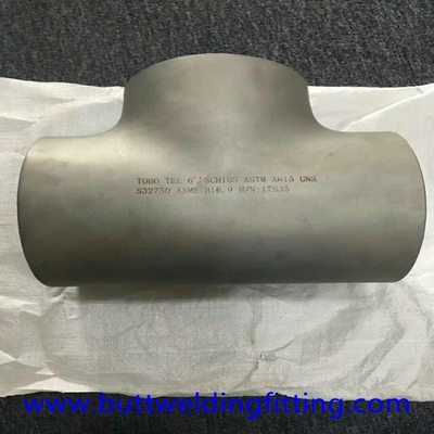 ASME B16.9 A403 WP316L Butt Welding 6" Sch10s Stainless Steel Tee Pipe Fitting