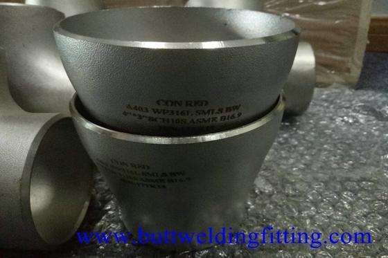 ASTM A403/A403M WPS33228 4'' Butt Weld Fittings  Stainless Steel Concentric