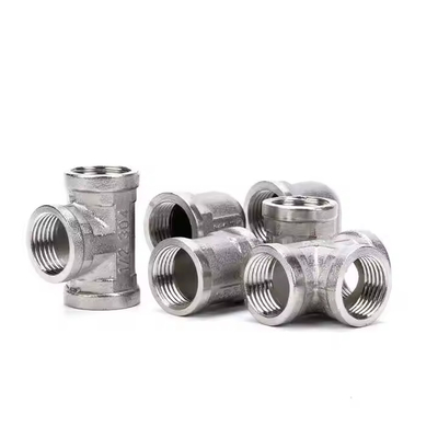 Stainless Steel Tee with ASTM/JIS/BS/DIN/UNI Certification and Equal Shape in Shanghai