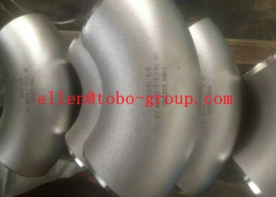 65mm Radius  Stainless Steel Elbow Fitting Seamless 77.5 / 44.9 Degree