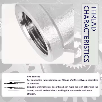 High Standard 304 pipe Fitting V-TYPE fitting pipe Press Fitting Nickelplating Male Tee Stainless steel Fitting