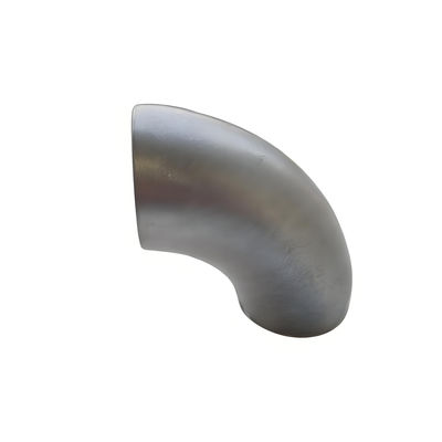 Butt Welded Stainless Steel Elbow 90 Degree Long Radius Elbow SS Tube Fitting Sand Blasting China Factory