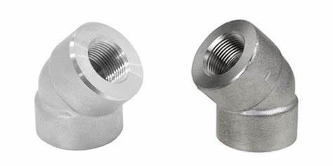90° Forged Steel Elbow, SW/Threaded Pipe Fitting, 3000LB-9000LB, ASME B16.11 Standard