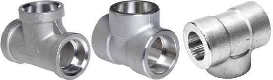 Forged Steel Tee 2000LB-9000LB, Threaded/SW Pipe Fittings, 100% PMI Tested, High Pressure