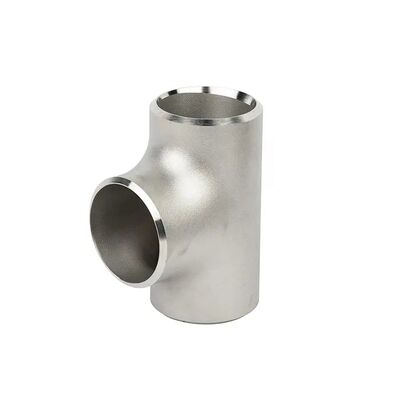 304 316L Stainless Steel Butt Weld Reducing Tee ASTM A403 High Pressure Equal Tee Pipe Fitting