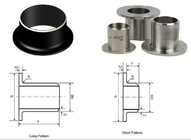 Round Butt Weld Pipe Fittings 2" SCH40 Seamless Stainless Steel Stub Ends