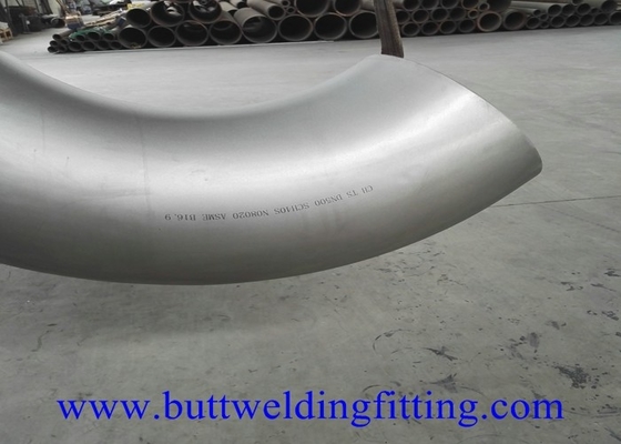 NO8020 DN500 Nickel Alloy Fittings SCH40S Seamless LR Elbow ASTM B16.9