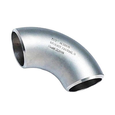 Stainless Steel 316 Elbow Butt Weld Fittings1.5D SCH10S For Petroleum Industry