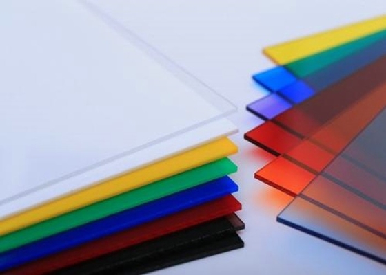 ISO9001 2mm 3mm Colored Tinted Cast Acrylic Sheet