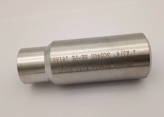 Half Thread 3/4" Sch80s TP317 Stainless Steel Nipple female Thread Nipple
