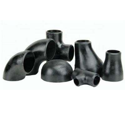 Black Sch40 Butt Welded Elbow Carbon Steel Pipe Fittings
