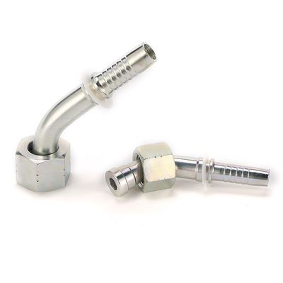 Custom High Pressure Hydraulic Fluid Hose Straight Elbow Pipe Fittings