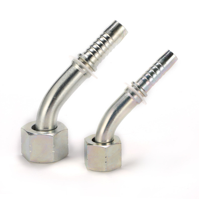 Custom High Pressure Hydraulic Fluid Hose Straight Elbow Pipe Fittings