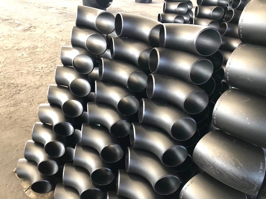Gas Carbon Steel Butt Welded Pipe Fitting SCH40 Elbow 6 Inch