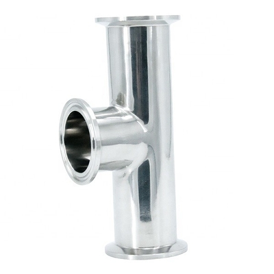 304 316L Stainless Steel Sanitary Y Type 3 Way Tee Pipe Fittings