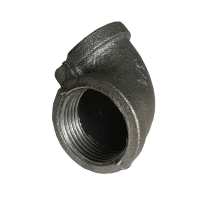 20mm-63mm 90 Degree Elbow Black Hot Dip Pipe Fitting Thread Pipe Fitting