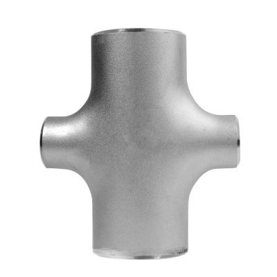 Pipe Connector Fittings Butt Weld Straight Cross Seamless Stainless Steel Pipe Fittings