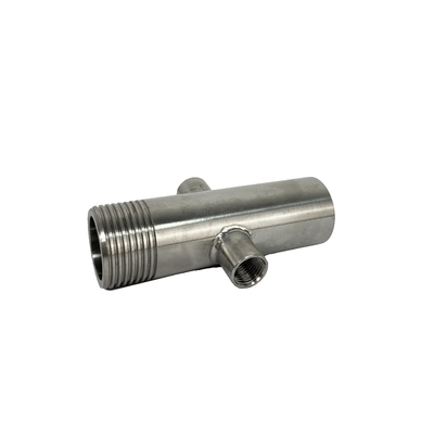 Sanitary Fittings SUS316L 1/2"-12" Connector Duplex Butt Weld Pipe Cross Adaptor
