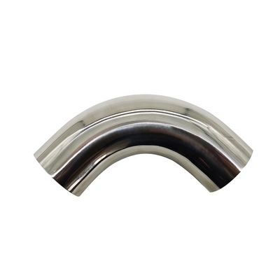 Sanitary 304 Stainless Steel Butt Welded 90 Degree Elbow Bend Stainless Steel Pipe Fittings