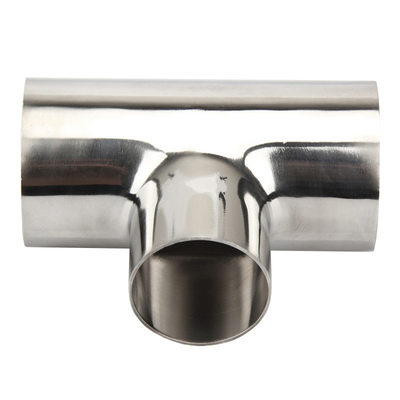 ASME BPE Standard ety Sanitary Butt Weld Fittings Straight Equal Tee Fitting 1/4" ~ 6"
