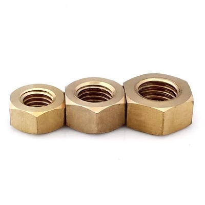 China Fastener Factory Copper Products Copper Nuts Brass Hardware Standard Parts