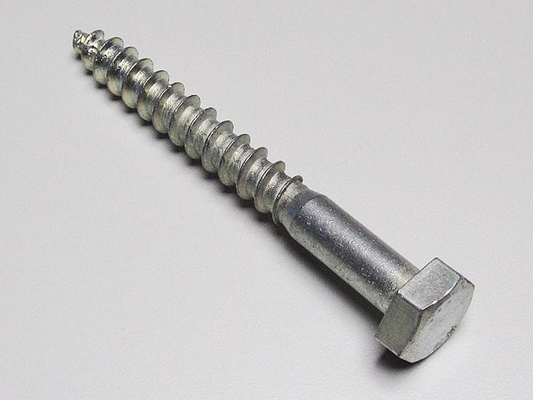 High Strength Din 571 Hex Screw Fasteners M6-M12 Stainless Steel 304 For Wood House