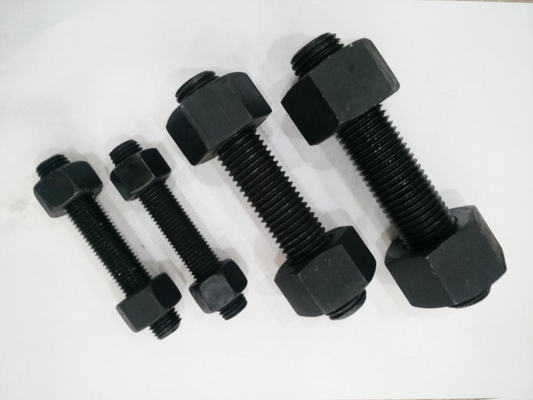 Carbon/Alloy/Stainless Steel Material Stud Bolt And Nut Grade ASTM A193 B7/ A194 2h Fastener