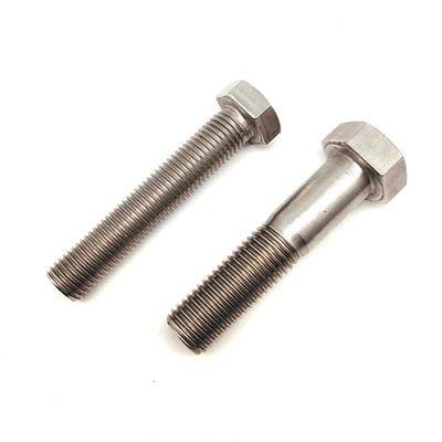 Stock DIN933 DIN931 OEM Fasteners SS201 SS304 SS316 Stainless Steel Hex Bolt With Free Samples