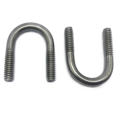 China Fastener M6 M8 M12 100mm For Trucks Motorcycle Square U Bolt 304 316 Stainless Steel U Bolt