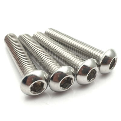 China Fastener Iso 7380 M3 M4 M5 M6 M8 304 Stainless Button Head Allen Bolt