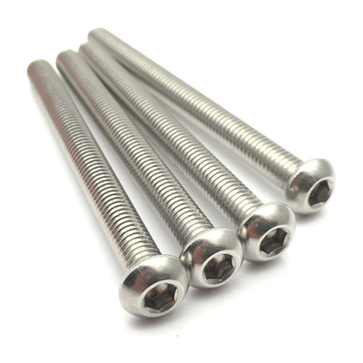 China Fastener Iso 7380 M3 M4 M5 M6 M8 304 Stainless Button Head Allen Bolt