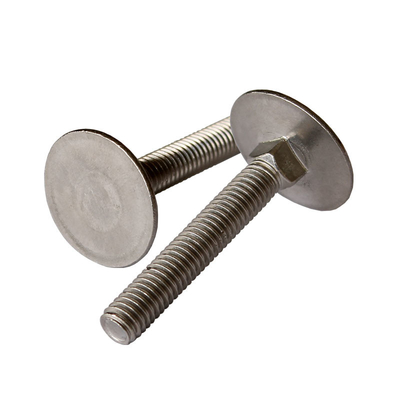 Flat Head Bolt And Nut SS304 Bolt Belt Screw Fastener DIN15237 Leite Stainless Steel