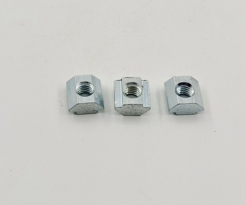 Carbon Steel Fasteners Square T Slot Self Locking Clinch Custom M5 T Slide