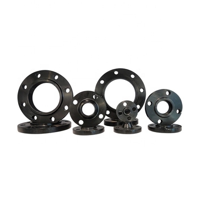 Black JIS 10K PL Class 150 DN100 A105n Carbon Steel Forged Flange