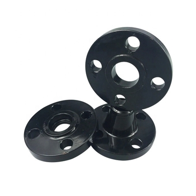 Black JIS 10K PL Class 150 DN100 A105n Carbon Steel Forged Flange