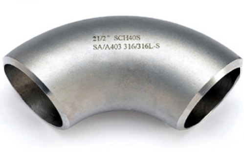 Butt Weld Fittings Pipe Fittings 304 Stainless Steel SCH10S BW Long Radius 90 Degree Elbow