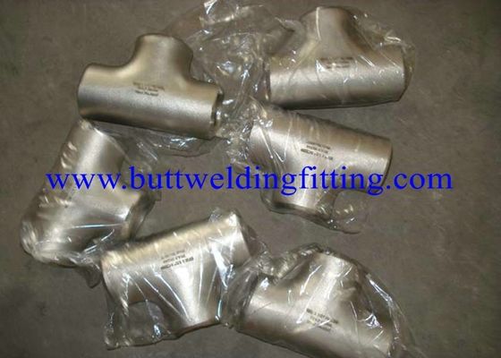 CUNI 90/10 Butt-welding Equal Tee Copper Nickel Pipe Fittings DIN/ASME C70600
