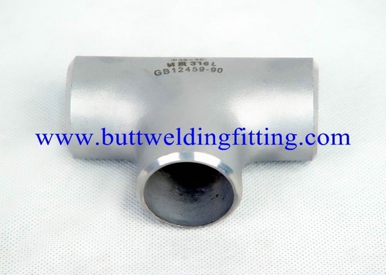 A403 WP 304 316 Stainless Steel Butt Weld Fittings Equal Tee Pipe Fitting