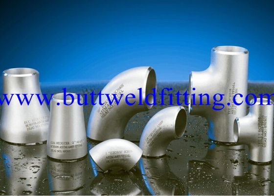 UNS 6601 UNS 6625 UNS 10276 Butt Weld Fittings Weldable Elbows , Reducing Tee