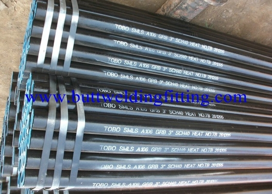 ASTM A106 Grade B' Schedule 80 Carbon Steel Pipe For Shipbuilding / Petrochemical