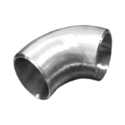 ASTM B363 Titanium Pipe Fittings 90 Degree Dn65 Titanium Elbow Equal Stock Price