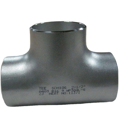 Butt Weld Fittings Equal Seamless Straight Tee Reducer Elbow Butt Welded Stainless Steel Pipe Fittings