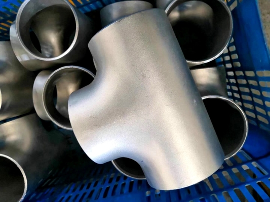 Butt Weld Pipe Fittings Stainless Steel Tee Joint SS Tee / Stainless Steel S32760 Tee Welded Pipe Fittings Elbow