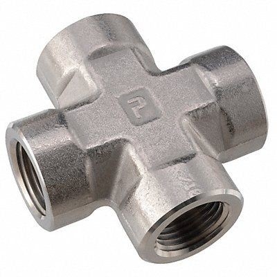 Cross Socket Weld Stainless Steel 1 Inch 3000# Fittings For Oil Water