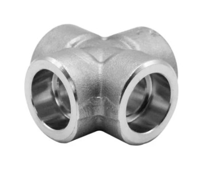 Cross Socket Weld Stainless Steel 304 ASME B16.9 Fittings For Oil Water