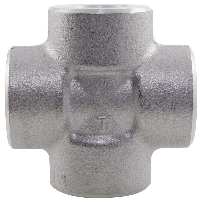 Cross ANSI B16.11 Forged Socket Weld Pipe Fitting 1/2inch 3000# For Oil Gas