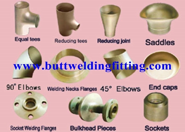 Copper Nickel CuNi 90 / 10 C70600 Butt Weld Fittings With DN20 - 500 Size