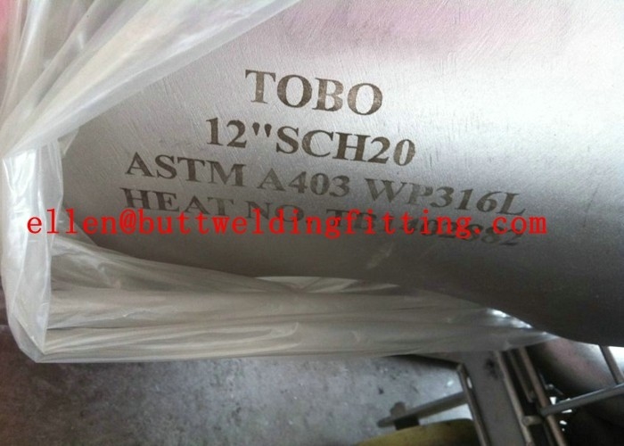 ASTM A403 Seamless Stainless Steel 90 Degree Elbow DN15 - DN1200