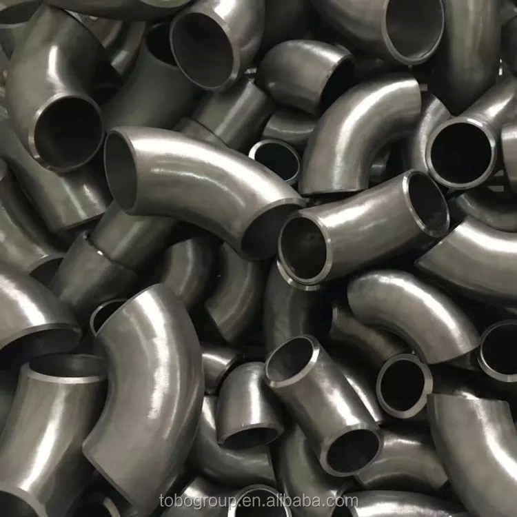 Titanium Casting Forged Pipe Fitting 90 Degree Long Radius Pipe Elbow